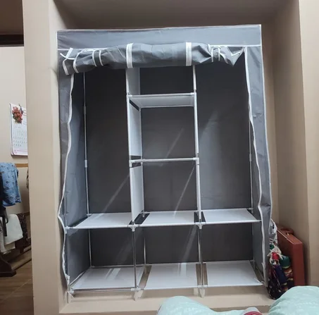 3 DOOR PORTABLE FOLDING WARDROBE