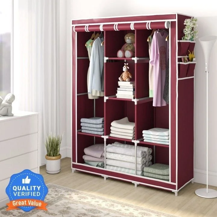 3 DOOR PORTABLE FOLDING WARDROBE