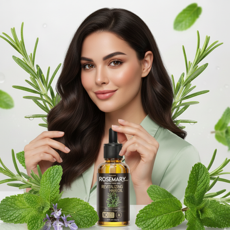 زيت اكليل الجبل و النعناع