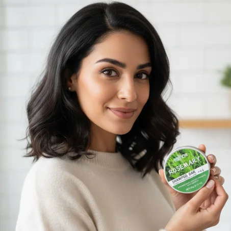 صابونة اكليل الجبل للشعر