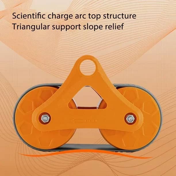 عجلة دوارة رياضية أوتوماتيكية للبطن مضادة للانزلاق وعالية الجودة مثالية للرياضيين