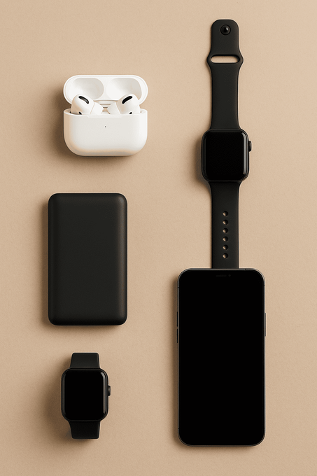 أجهزة إلكترونية حديثة وإكسسوارات ذكية