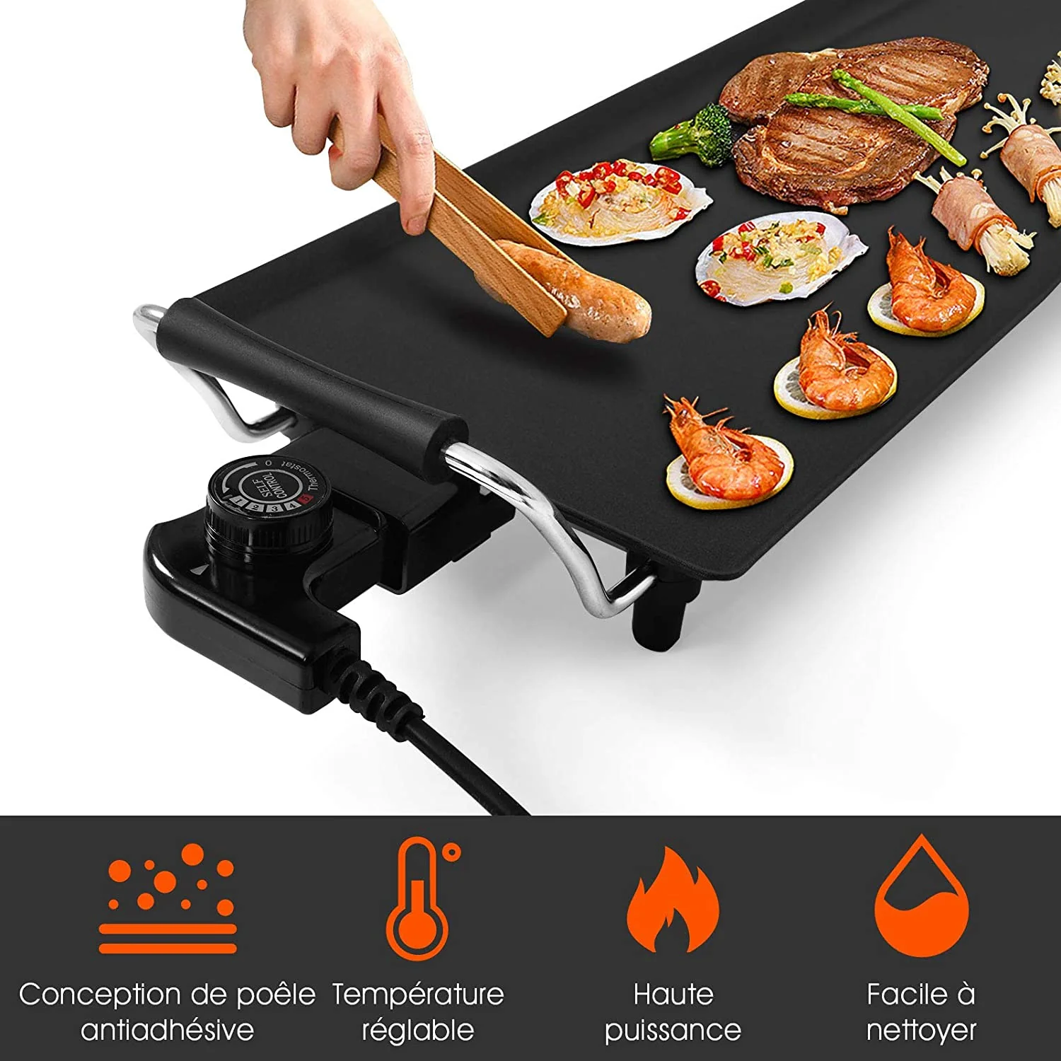 Itimat Planche de Cuisson 90cm électrique