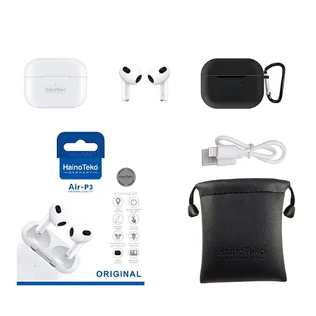 HainoTeko Earbuds Ecouteurs AIR-P3 Bluetooth 5.2 Sans Fil