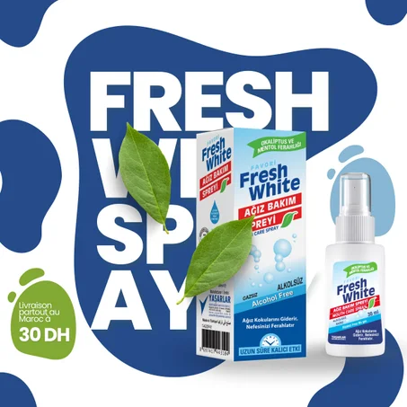 FAVORI FRESH WHITE SPRAY DE SOIN BUCCAL