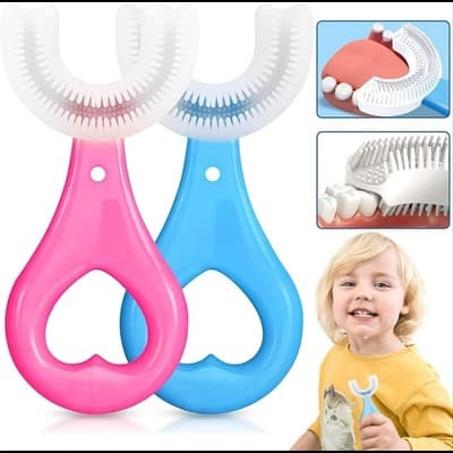 🦷 Heart فرشاة أسنان الأطفال – ناعمة، ممتعة، وصحية