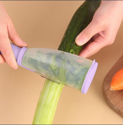 🥕🍎 مقشرة الفواكه والخضروات 3 في 1 – السرعة والدقة في مطبخك! 🍎🥕