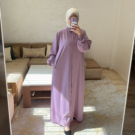 عباية أناقة   بثوب الكريب الممتاز