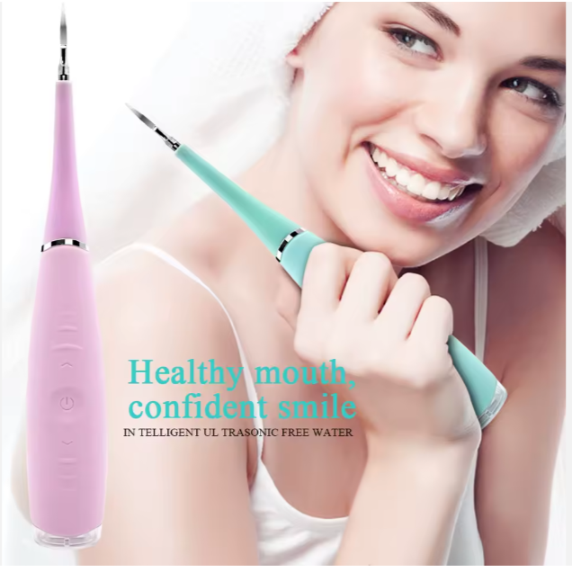 Electric dental scaler, original, sonic IPX6 waterproof, 5-speed, removes tartar, 1 piece