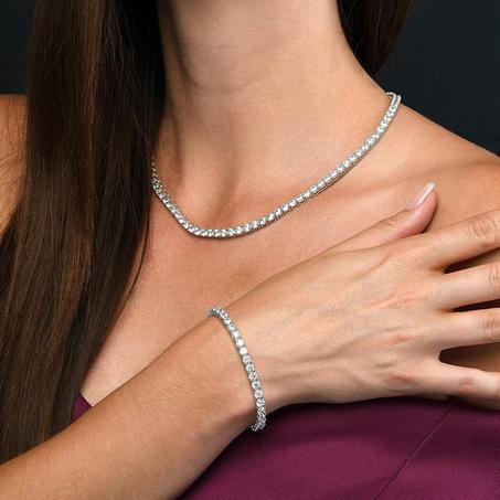 Collier & Bracelet  Rivière