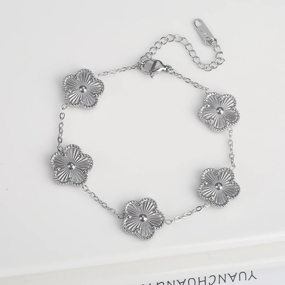 Bracelet Van Cleef Style – Unisexe -silever