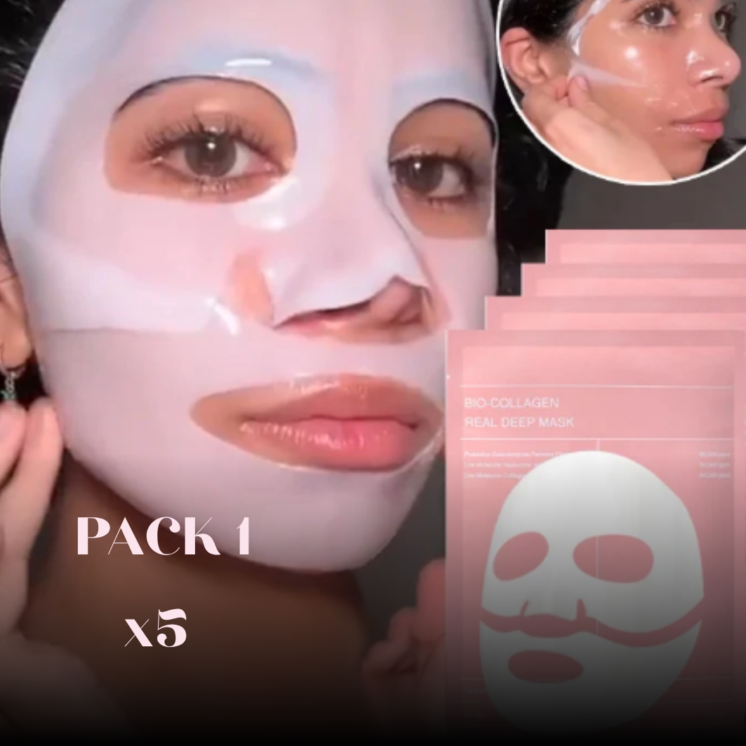 Pack 1: Deep Collagen Lifting Mask – 5 Pieces