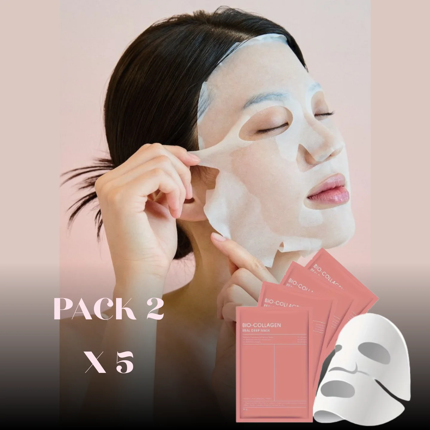 Pack 2: Deep Collagen Lifting Mask – 3 Pieces