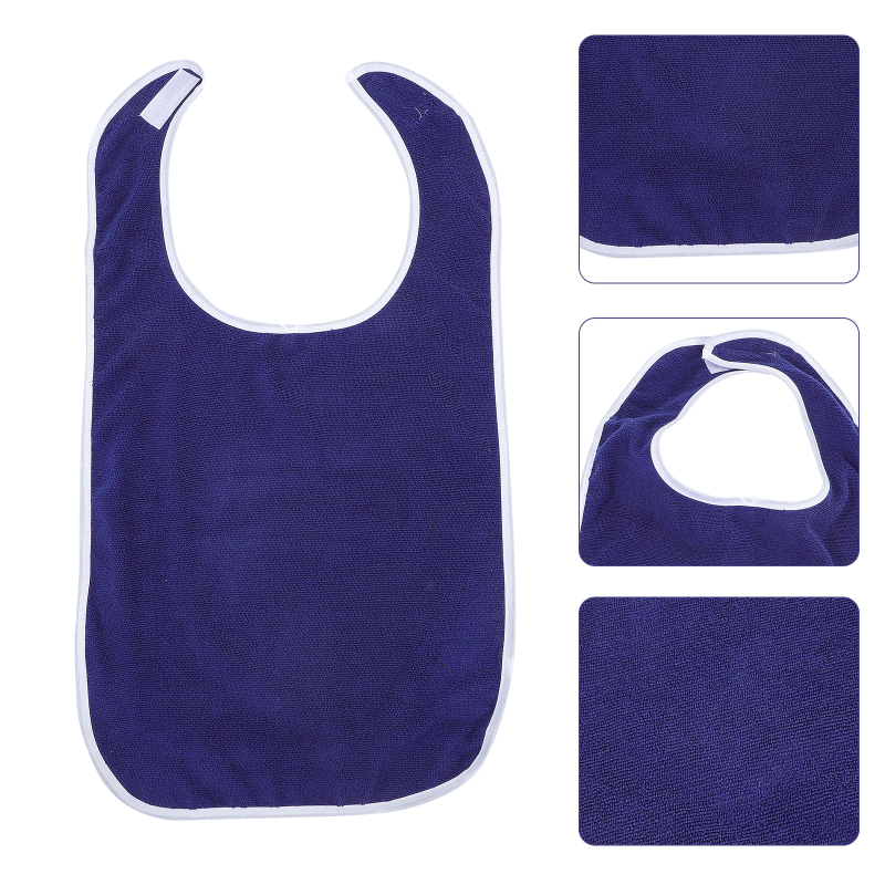 Tablier imperméable pour personnes âgées, antisalissure, serviette pratique