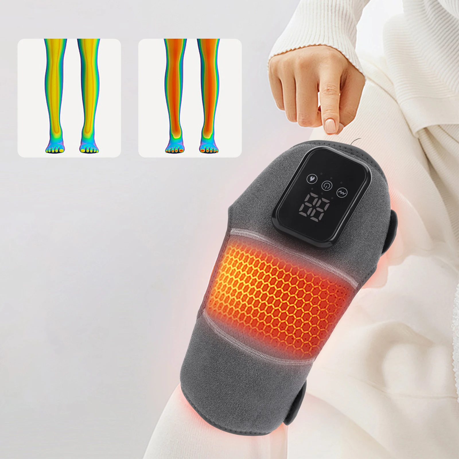 Heating Leg Massager Shoulder Brace Knee Massager Pain Relief