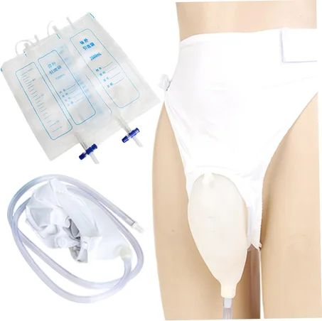 Collecteur d'urine portable pour hommes avec capsule de recueil d'urine réutilisable - Bio care