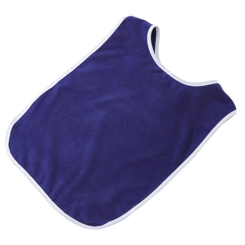 Tablier imperméable pour personnes âgées, antisalissure, serviette pratique