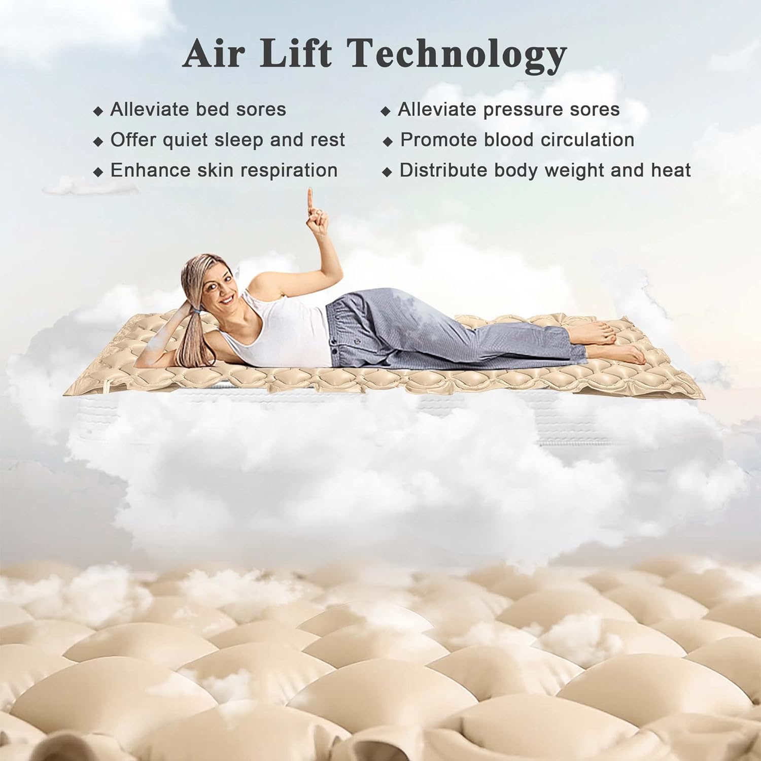 Matelas a air confortable anti-escarres