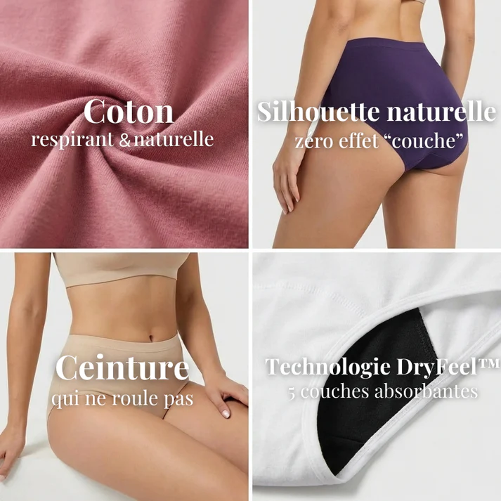 Culotte Anti-Fuite - Bio care