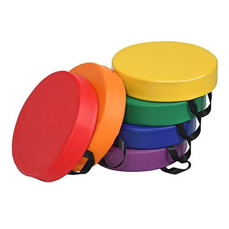 COSTWAY Lot de 6 Coussins de Chaise pour Enfant