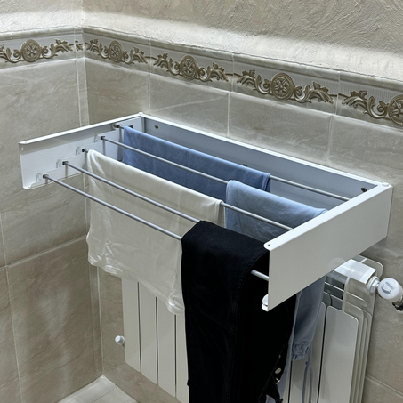 مجفف الملابس القابل للطي (مستلزمات التركيب مجانية)