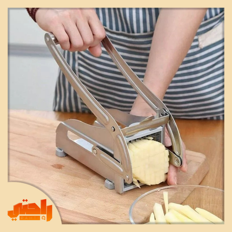 ماكينة تقطيع البطاطس من الفولاذ المقاوم للصدأ