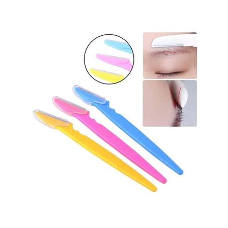 3 rasoirs sourcils visage pour femme