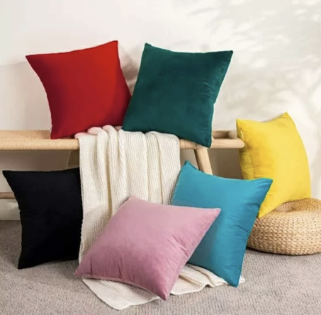 Coussins 40/40 – Lot de 4 (couleurs a votre choix)