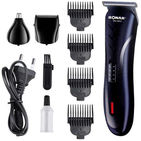 Sonar Tondeuse Cheveux – Nez – Oreille 3en1 Sans Fil – SN-5802