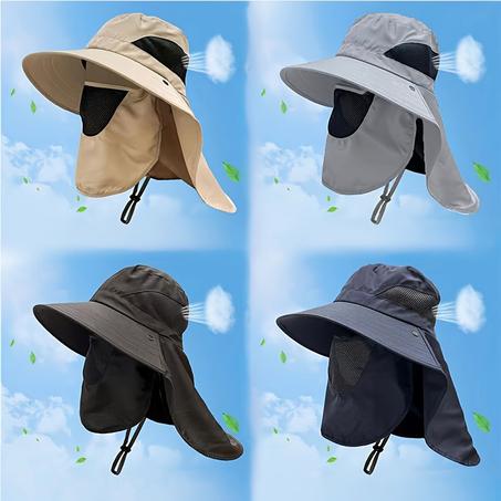 قبعة واقية من الشمس حماية كاملة