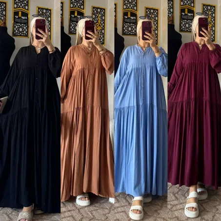 ✨كسوة "كلوش" بثوب لولان الفاخر الأناقة السترة والراحة فلبسة وحدة✨
