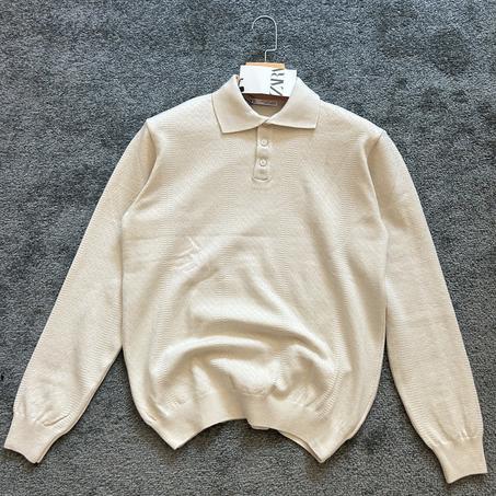 Polo Classique à Manches Boutonnées