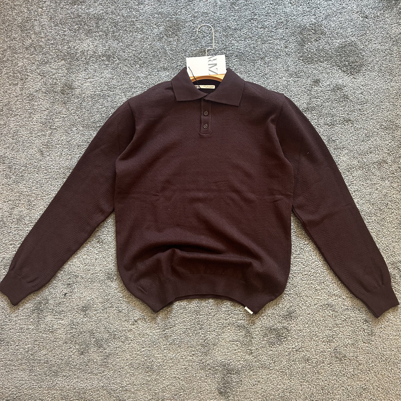 Polo Classique à Manches Boutonnées