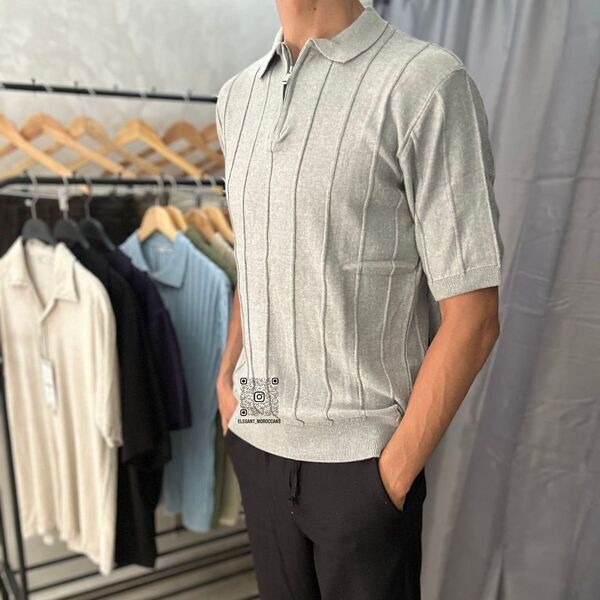 Polo zippé – Old Money Style