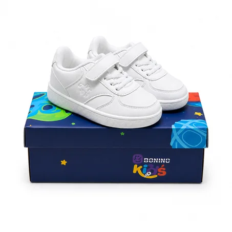 Bonino Sneakers Blanc Classique Élégance - du 26 au 34 • Espagne