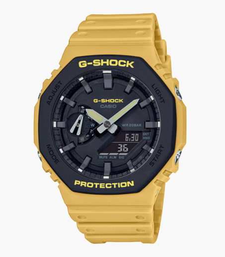 Casio G-Shock GA-2100-1A4ER - Jaune & Cadran Noir