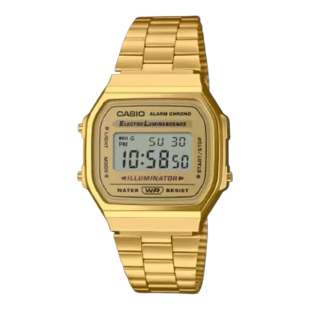 ⌚ Casio A168WG-9VT – Élégance Dorée & Style Intemporel ✨