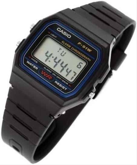 Montre Casio F91W Black Résine