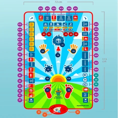 سجادة تعليم الصلاة للأطفال