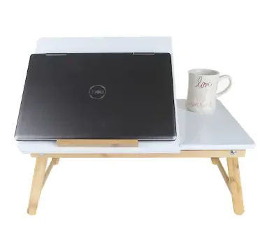 Bureau smart - Multifonctionnel - 100 % bois naturel - 60 * 38 * 23 cm