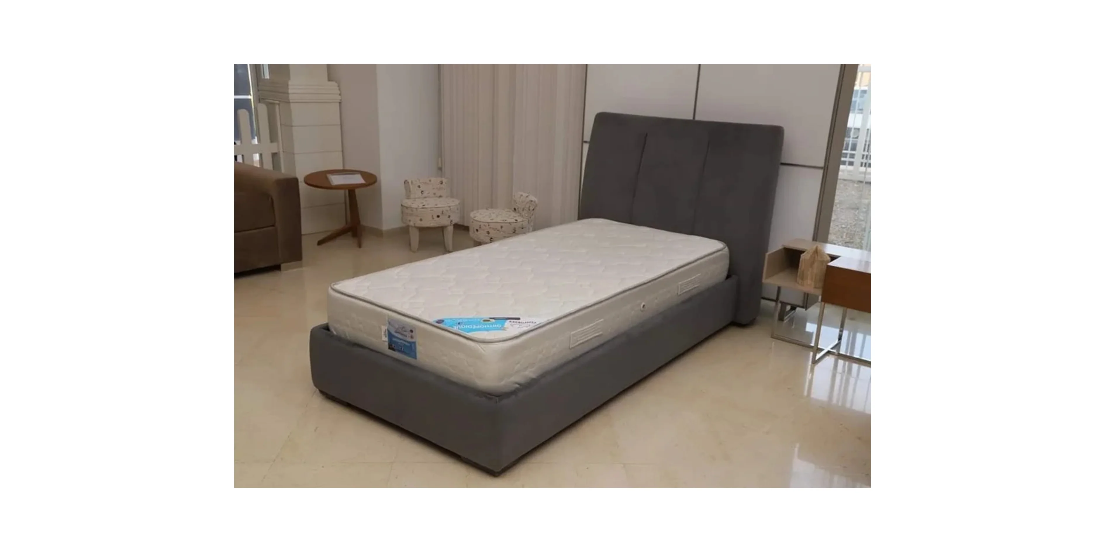 Matelas a ressort ORTHOPEDIQUE blanc  - 190 * 90 cm