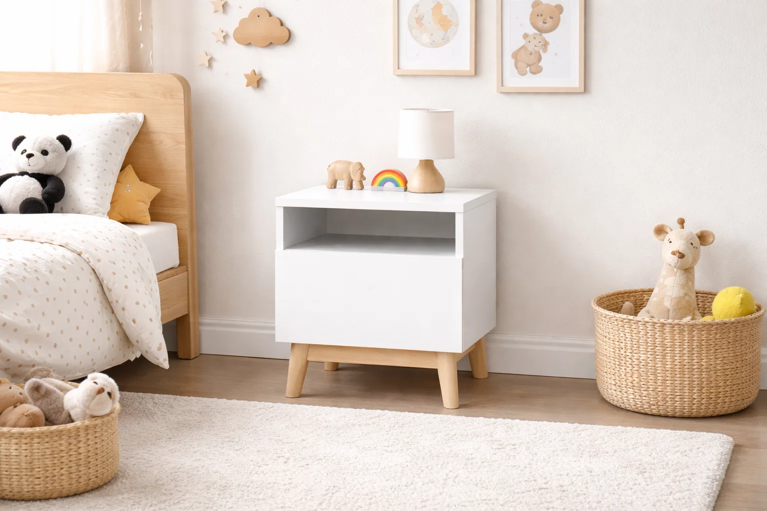 Table de nuit ARTIC - 45 * 35 * 28 cm