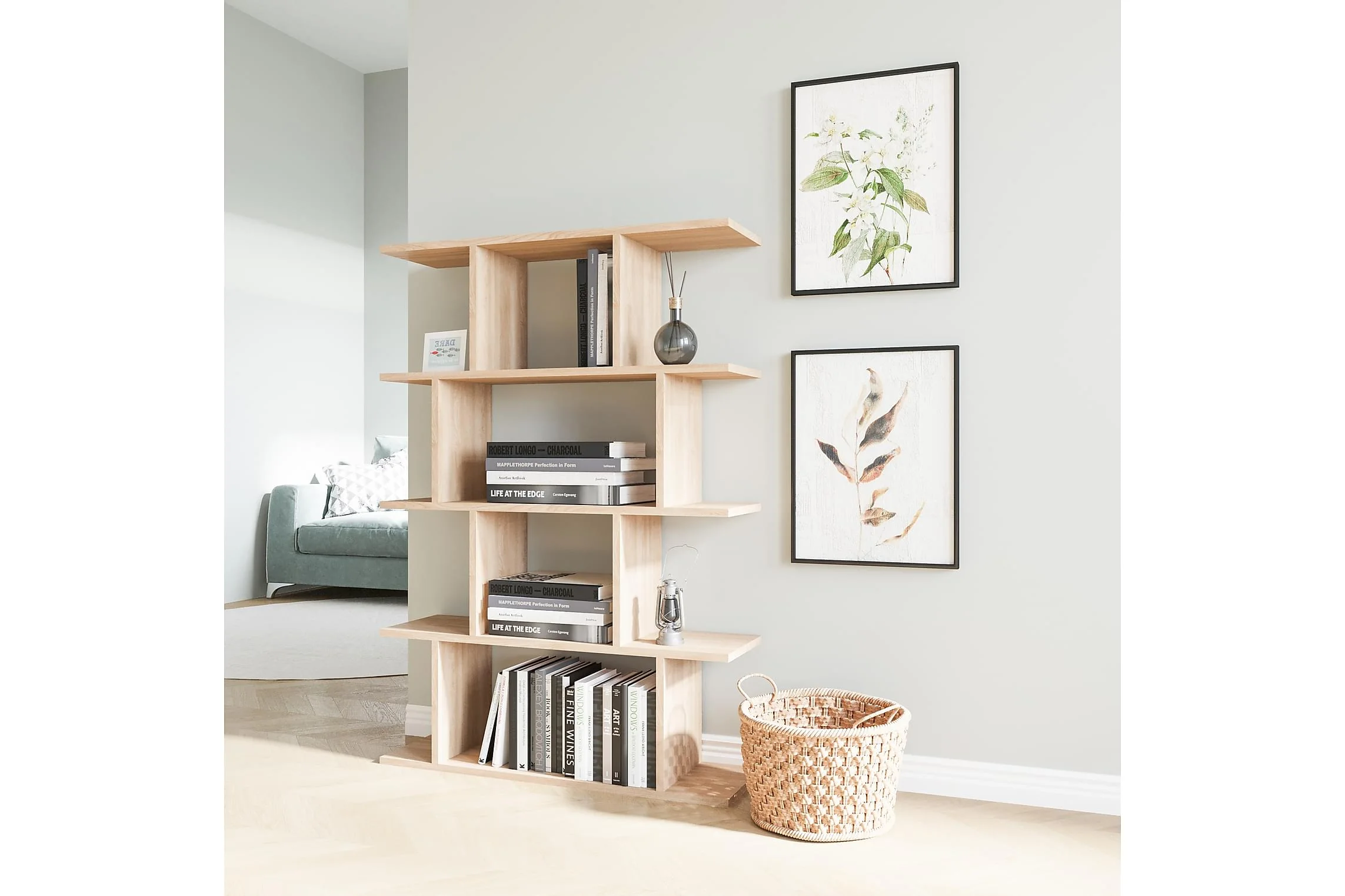 Bibliothèque Sandra - 120 * 90 * 23 cm