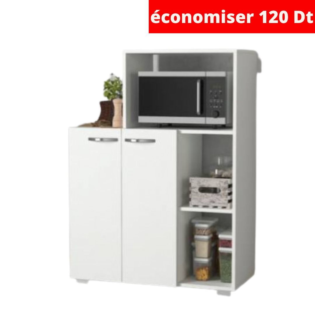 Armoire de cuisine blanche Perfect 123 * 88 * 40 cm