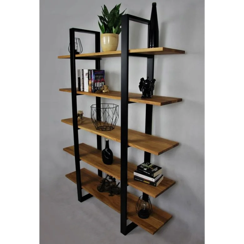 Bibliothèque LOFT - Style Industriel - 180 * 120 * 32 cm