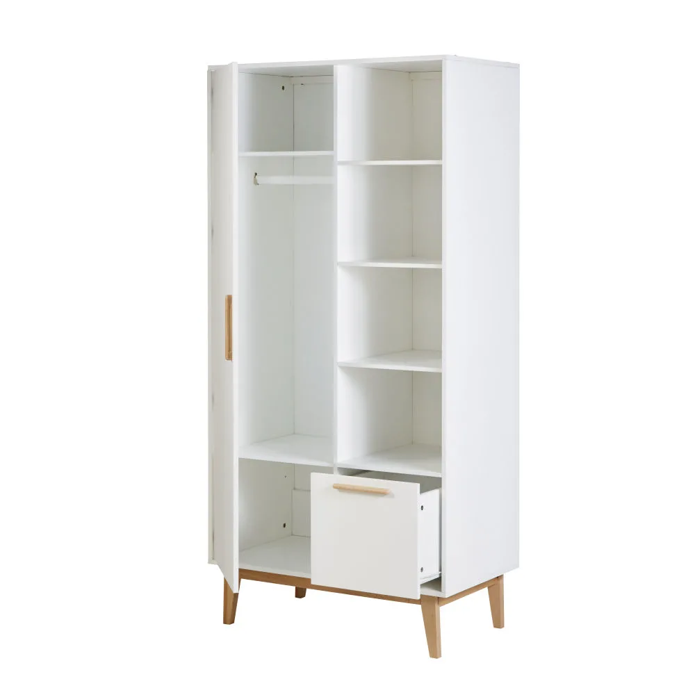 Dressing scandinave Helen 2 portes - 180 * 80 * 45 cm
