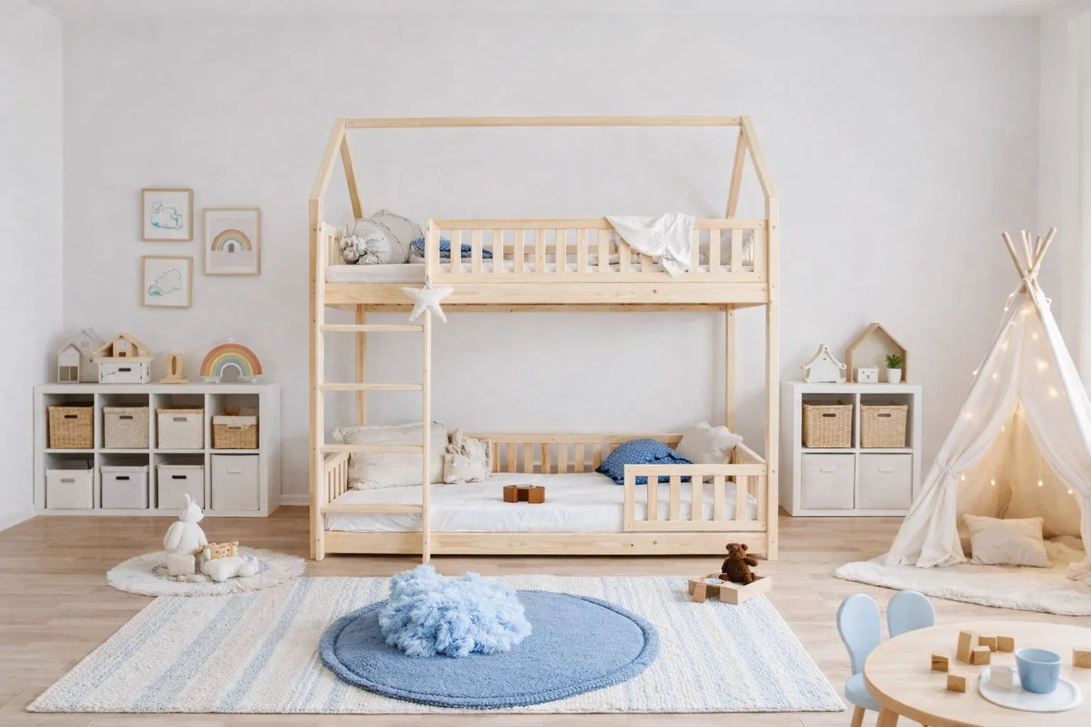 Lit cabane superposé L - 190 * 90 cm