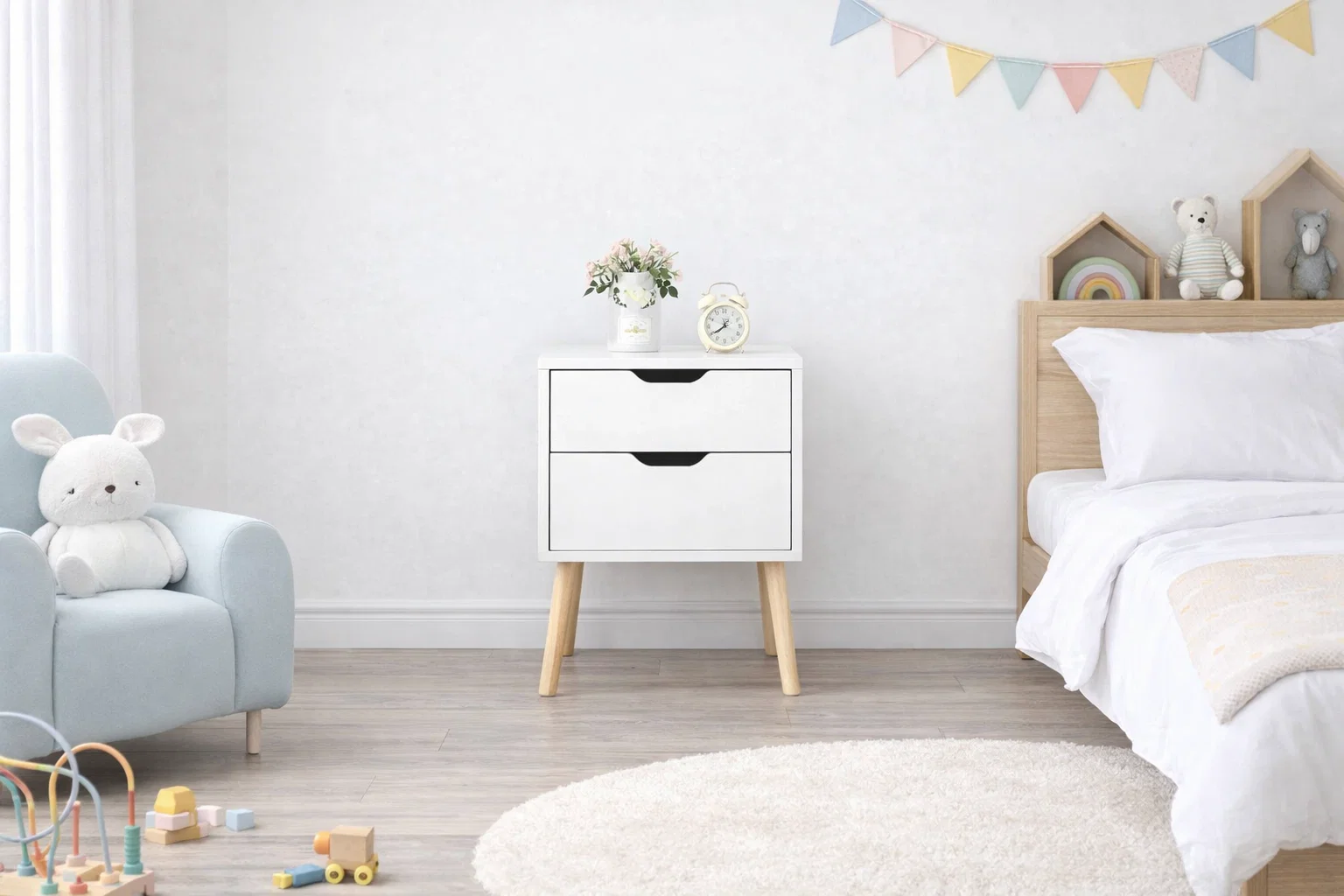 Table de nuit LYNTON - 58 * 40 * 32 cm