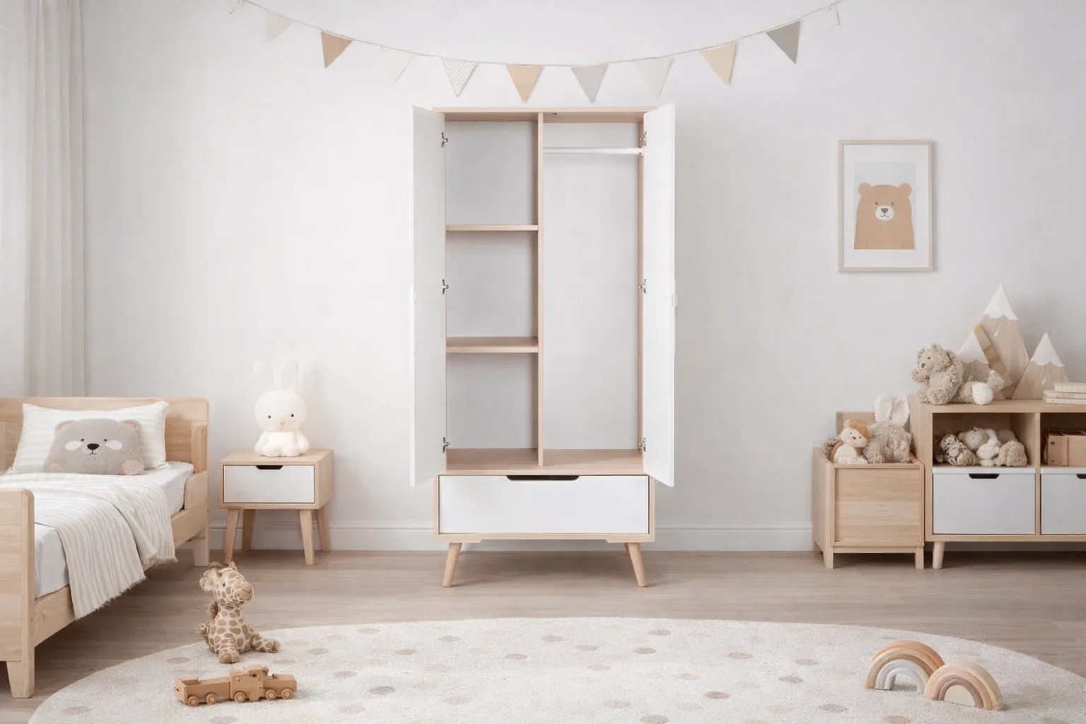 Armoire Sofie pour Enfant - 180 * 80 * 45 cm