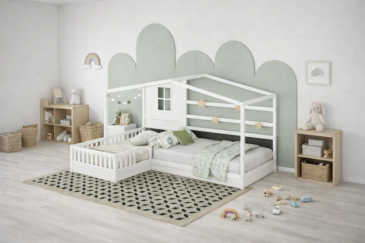 Lit Cabane JUMO - 2 tailles